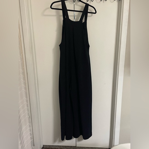 Halara Black Waffle Women's Wide-Leg Jumpsuit - Picture 6 of 7